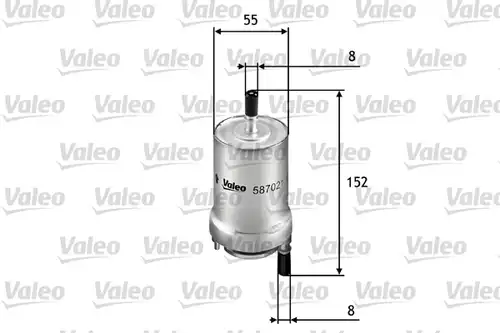 горивен филтър VALEO 587021