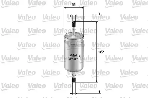 горивен филтър VALEO 587027