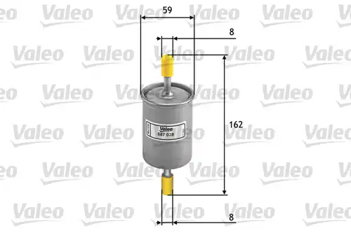 горивен филтър VALEO 587028