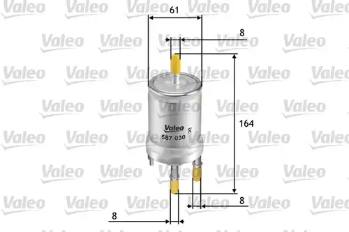 горивен филтър VALEO 587030