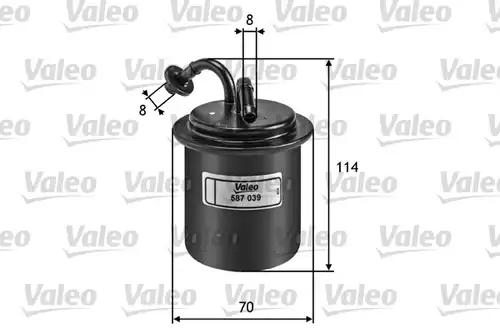 горивен филтър VALEO 587039