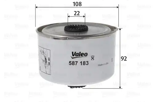 горивен филтър VALEO 587183