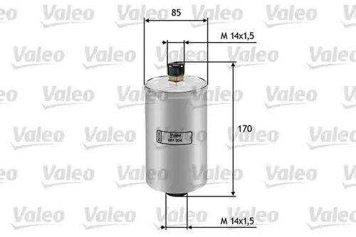 горивен филтър VALEO 587204