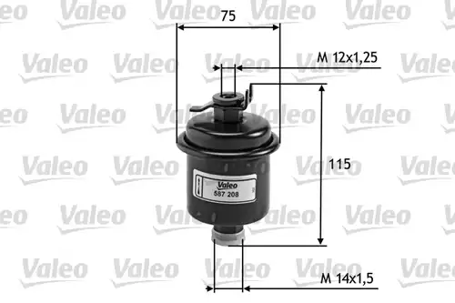 горивен филтър VALEO 587208