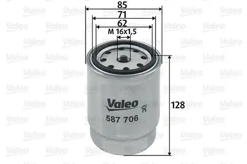 горивен филтър VALEO 587706