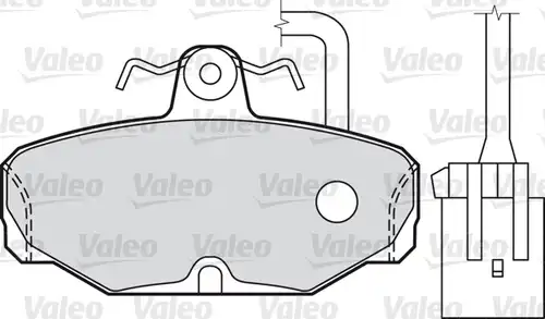 накладки VALEO 598312