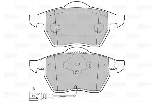 накладки VALEO 598355