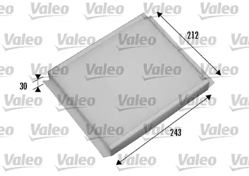 Филтър купе (поленов филтър) VALEO 698876