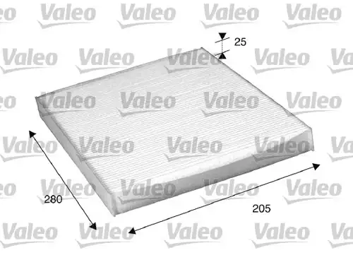 Филтър купе (поленов филтър) VALEO 698885