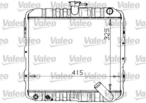 воден радиатор VALEO 730446