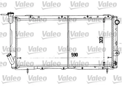 воден радиатор VALEO 730455