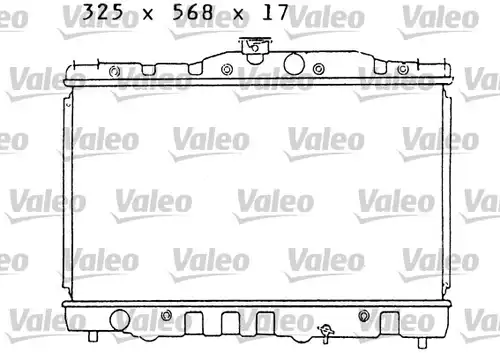 воден радиатор VALEO 730467