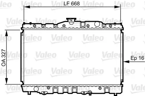 воден радиатор VALEO 730469