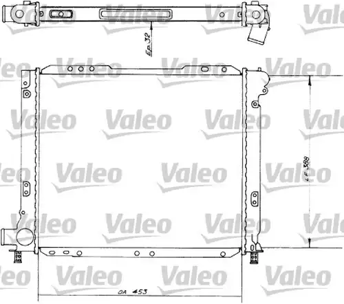 воден радиатор VALEO 730539