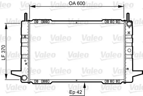 воден радиатор VALEO 730563