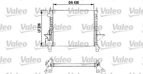 воден радиатор VALEO 730633