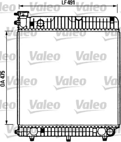 воден радиатор VALEO 730883