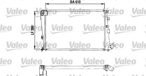 воден радиатор VALEO 730959