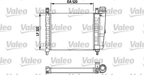 воден радиатор VALEO 730991