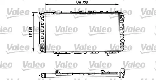 воден радиатор VALEO 730997