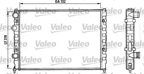 воден радиатор VALEO 731006