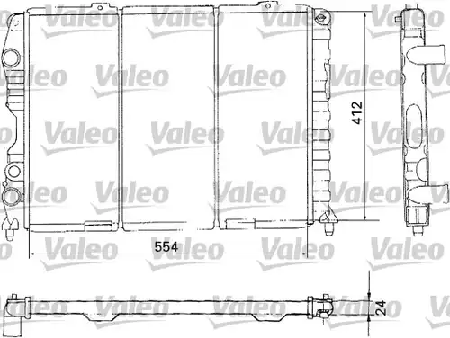 воден радиатор VALEO 731283