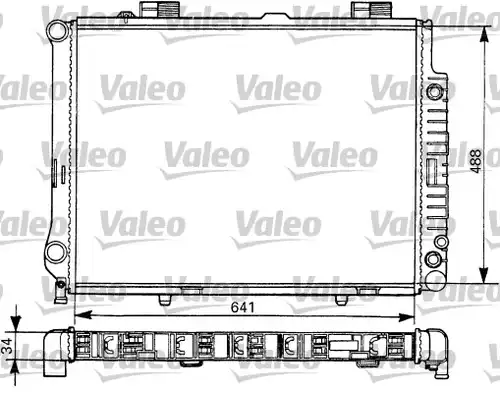 воден радиатор VALEO 731292