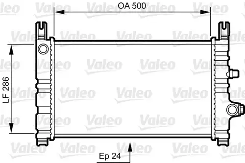 воден радиатор VALEO 731299