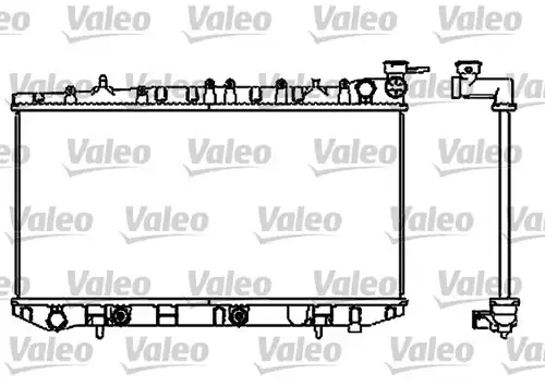 воден радиатор VALEO 731662