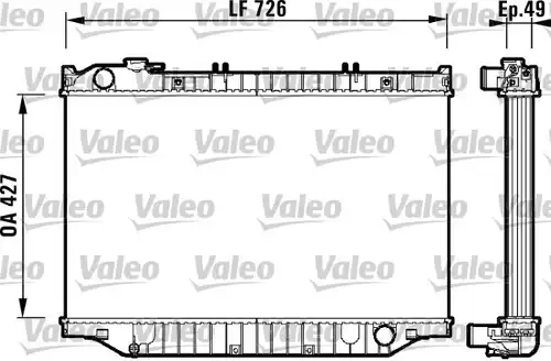 воден радиатор VALEO 732415