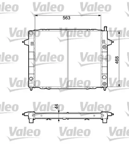 воден радиатор VALEO 732432