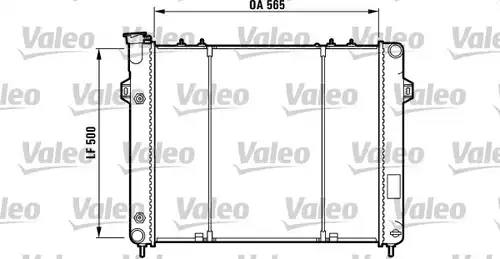 воден радиатор VALEO 732782