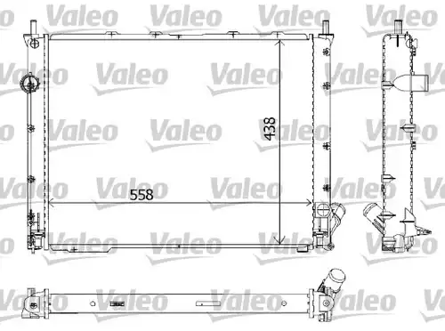 воден радиатор VALEO 732784