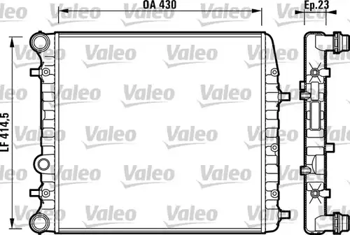 воден радиатор VALEO 732863