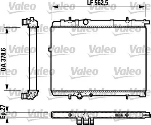 воден радиатор VALEO 732893