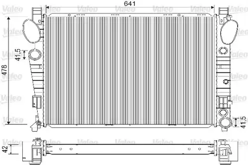 воден радиатор VALEO 733149