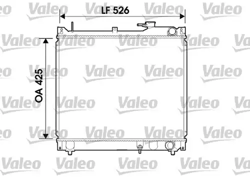 воден радиатор VALEO 734162