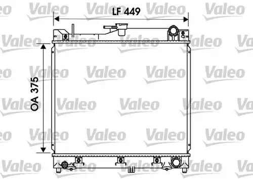 воден радиатор VALEO 734170