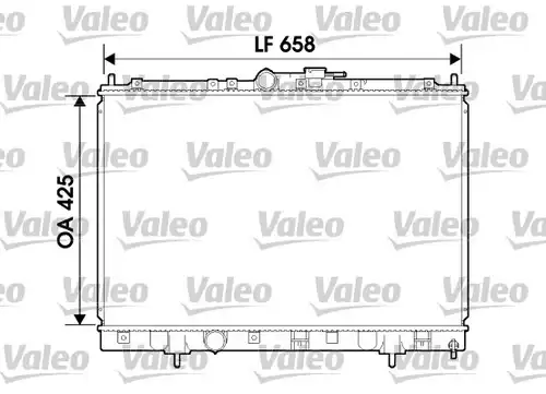 воден радиатор VALEO 734198