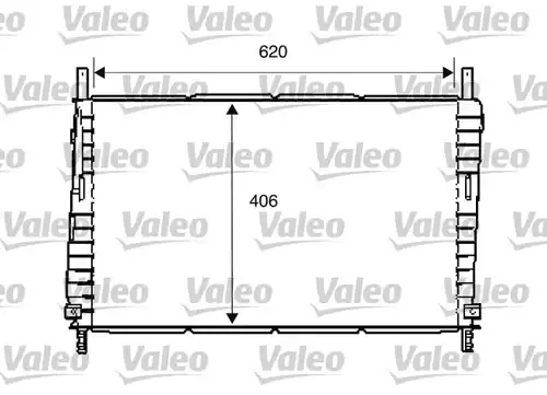 воден радиатор VALEO 734286