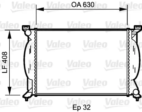 воден радиатор VALEO 734418