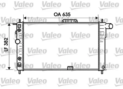 воден радиатор VALEO 734596