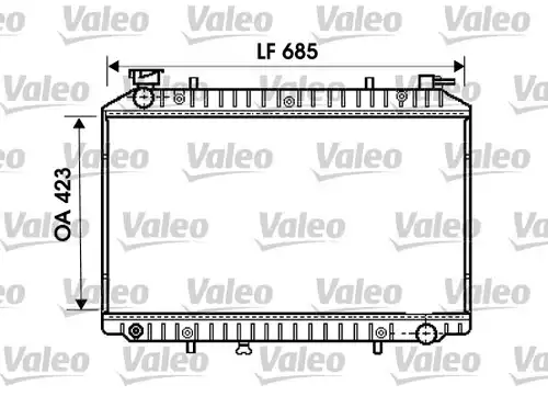 воден радиатор VALEO 734671