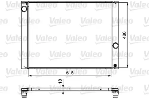 воден радиатор VALEO 734898