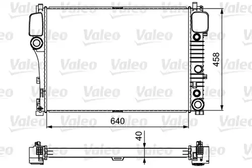 воден радиатор VALEO 735299