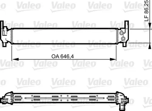 воден радиатор VALEO 735310