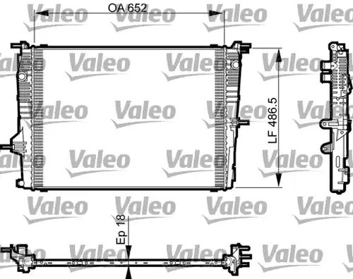 воден радиатор VALEO 735463