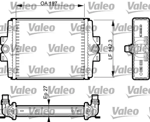 воден радиатор VALEO 735467