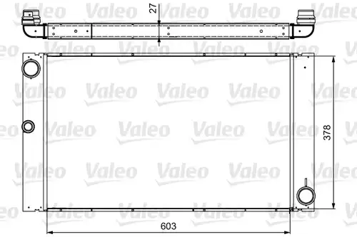 воден радиатор VALEO 735475