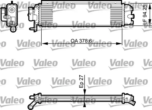 воден радиатор VALEO 735561